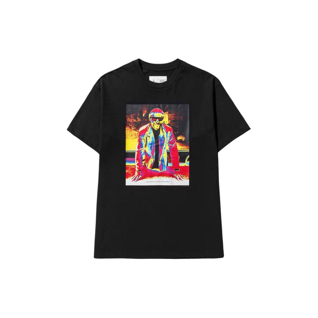 Nike T Shirts Men's Black Crew Neck Moderate Straight Fit DX5827-010