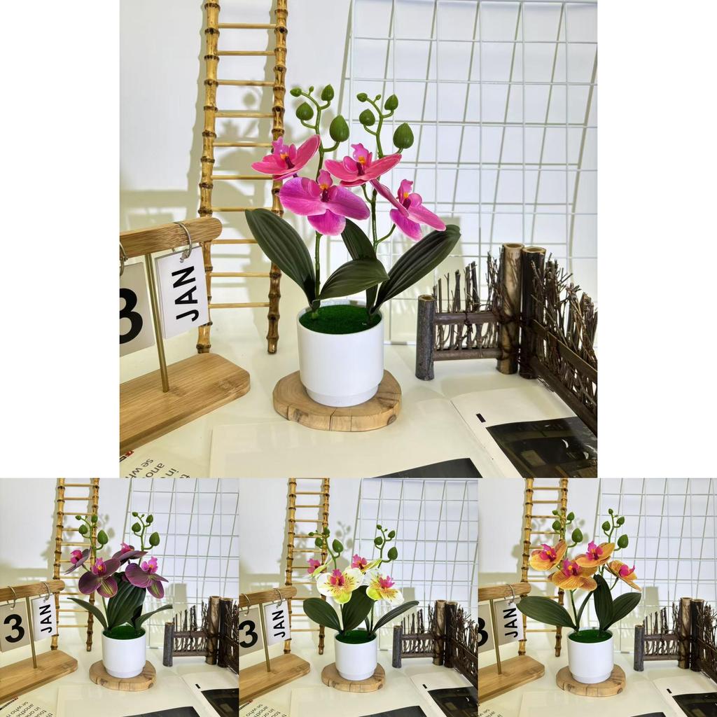 Butterfly Orchid Imitation Flower Set For Home Interior And Outdoor Garden Decoration