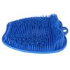 Скраббер для ног для душа Мягкий силиконовый Противоскользящий Присоска Удаление запаха Мойка для ног для купания Ванная комната Массаж Синий