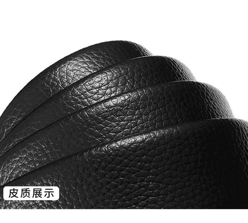 Men's Leather Business Belt