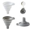 Telescopic Silicone Liquid  Dispensing  Funnel Kitchen Gadgets Funnel Household Utensils