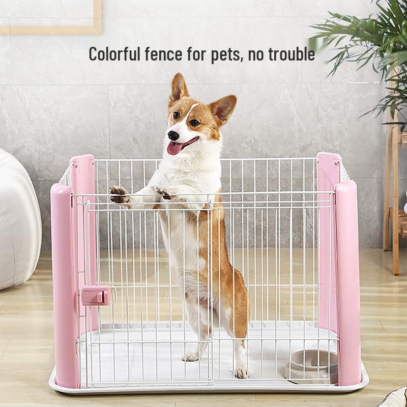 Iris Colorful Indoor Dog Cage for Small and Medium Dogs