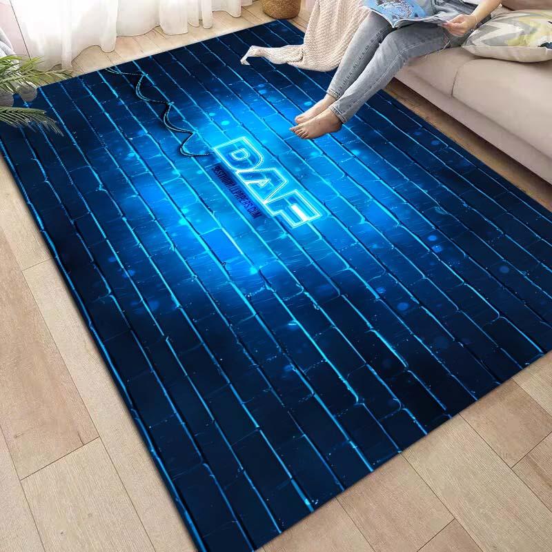 Ковер и коврик для грузовика Daf, логотип классического автомобиля, ковер, напольный коврик, декор для гостиной, спальни, мягкий ковер, коврик для детской комнаты, моющиеся ковры