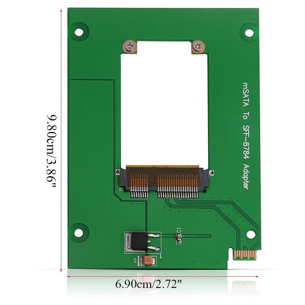 Адаптер-конвертер mSATA SSD в Blue UltraSlim (WD WD5000MPCK) SFF-8784