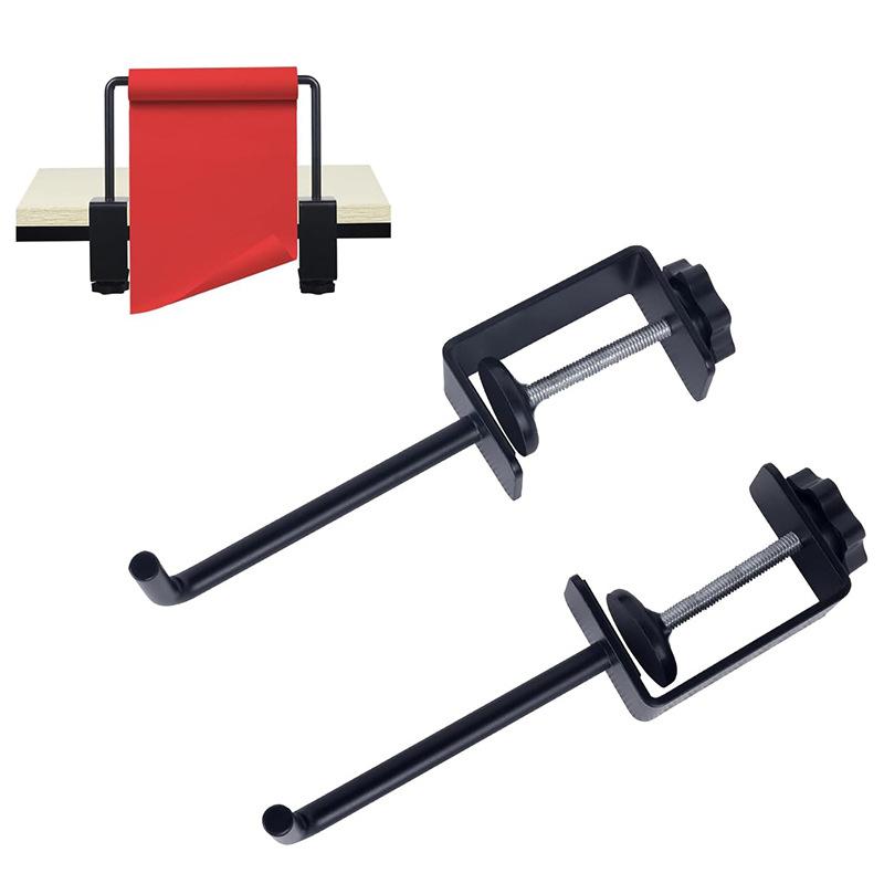 Adjustable Metal Paper Roll Holder Desktop Craft Paper Dispenser Kitchen Roll Holder for Art Drawing and Gift Wrapping