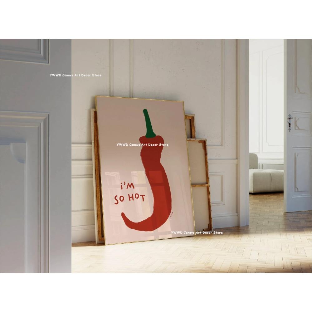 I Love You Dude Let It Rip Offer Canned Tomato Illustration Canvas Printing Chef Cocktail Wall Art Poster for Kitchen Home Decor