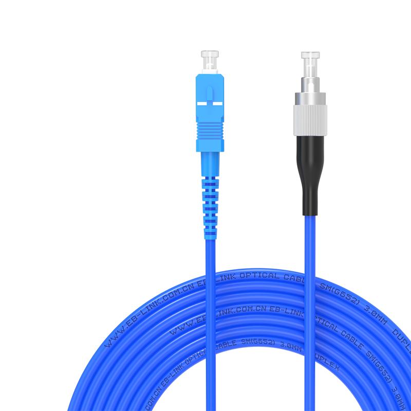 EB-LINK Armored Single Mode Fiber Optic Patch Cable
