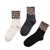 Retro Style Cotton Leopard Pattern Warm Socks Mid Tube Socks Autumn Winter Long Socks