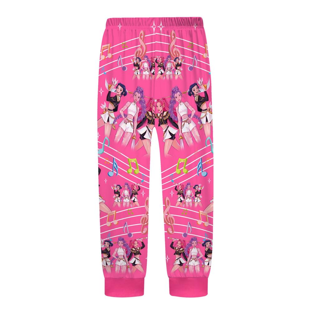 Children's Witch  Girls Printed Suit Long Sleeve Pants Suit