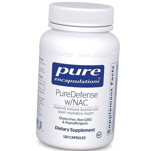 Immune and Respiratory Health Support, PureDefense with NAC, Pure Encapsulations 20 Caps (72361019)