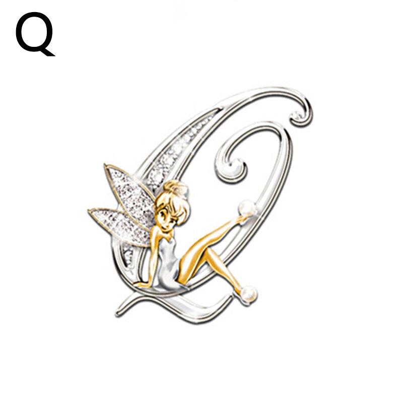 1PC Fashion Brooches Alphabet A-Z Corsage Handmade Gift Exquisite Jewelry Accessories KTY