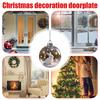 8CM Transparent Acrylic Ball Cardinal/Hummingbird Pattern Creative Tree Decoration Hanging Pendant For Home+