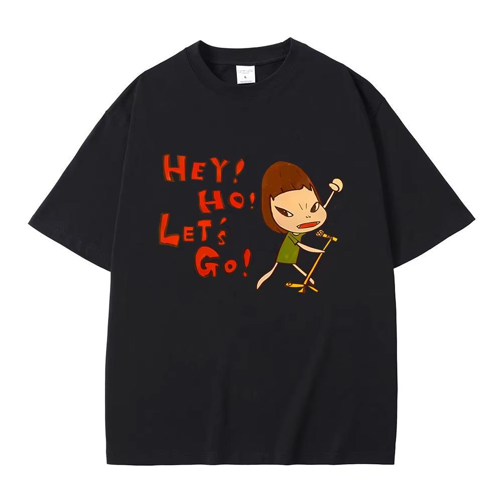 Henggou Yuan Lively Bar Lets Go Unisexs and Womens Casual Luxury Tshirt Summer 2026 Unisexs and Womens Early 21st Century