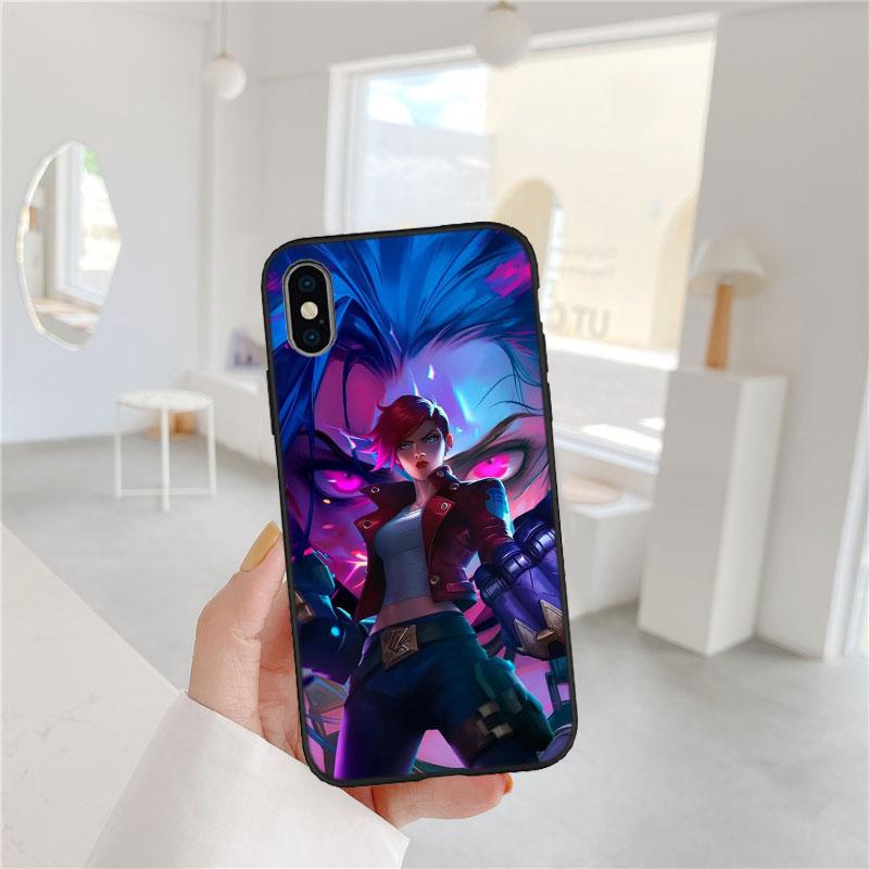 Чехол для телефона QT6 Arcane Jinx для Samsung Galaxy A05 A05S A12 A13 A15 A33 A53 A73 M15E M55 S10 S10E S20 Ultra Lite Plus Fe