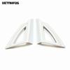 Accessories For Toyota Highlander Kluger XU70     2024 Matte Front Window Interior A Pillar Triangle Cover Trim