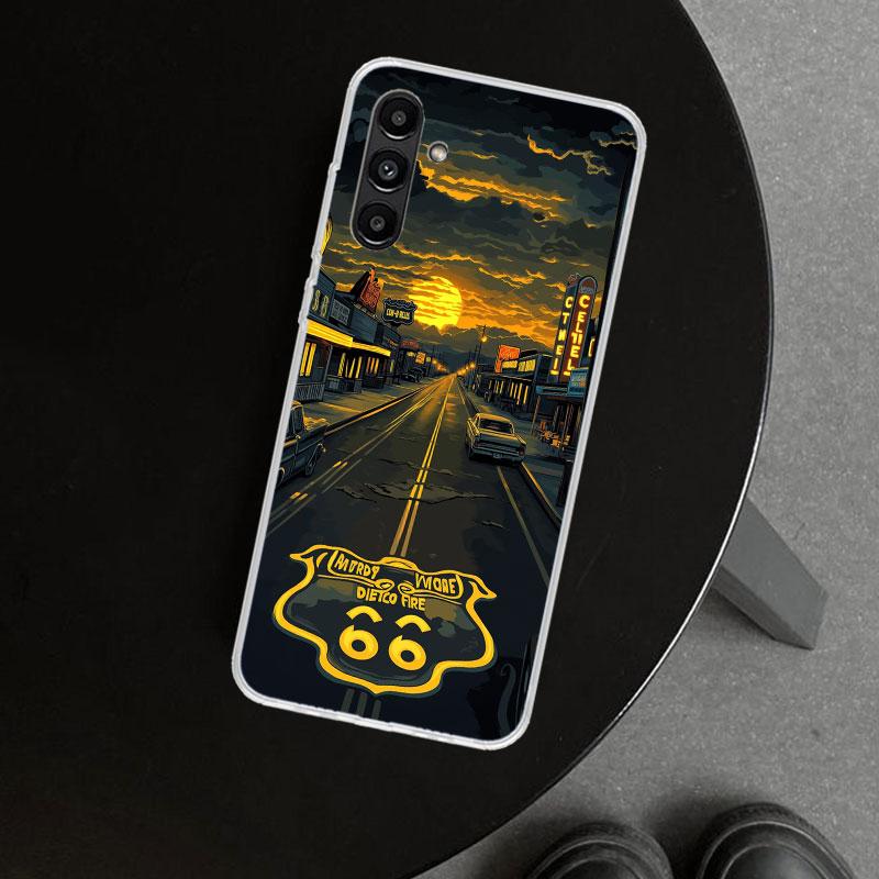 Чехол для телефона America Route 66 для Samsung Galaxy A17 A16 A26 A36 A56 A57 A37 A15 A25 A35 A55 A14 A24 A34 A54 A13 A23 A33 A53