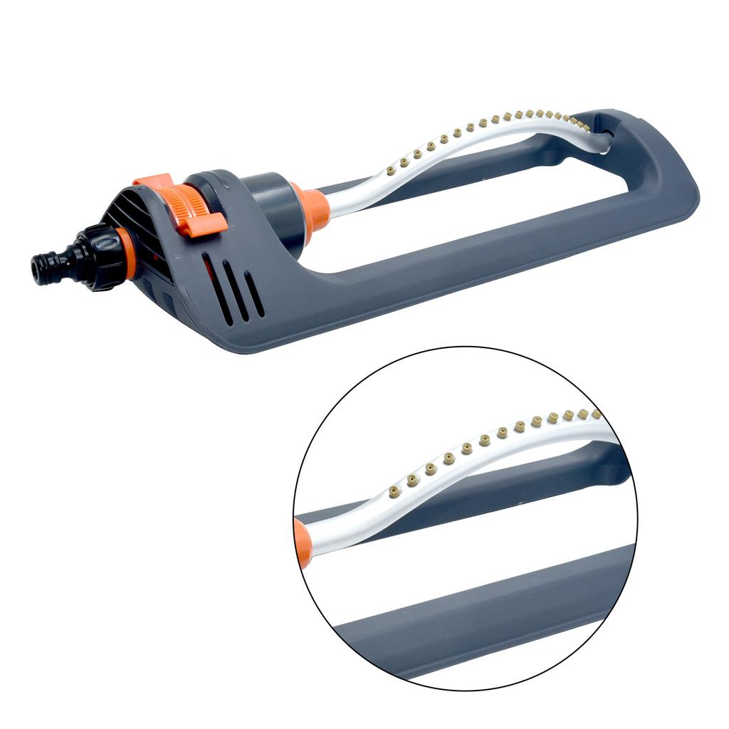 Automatic Oscillating Lawn Sprinkler with 19 Hole Nozzles Garden Water Sprinkler Watering Device for Garden Agricultural