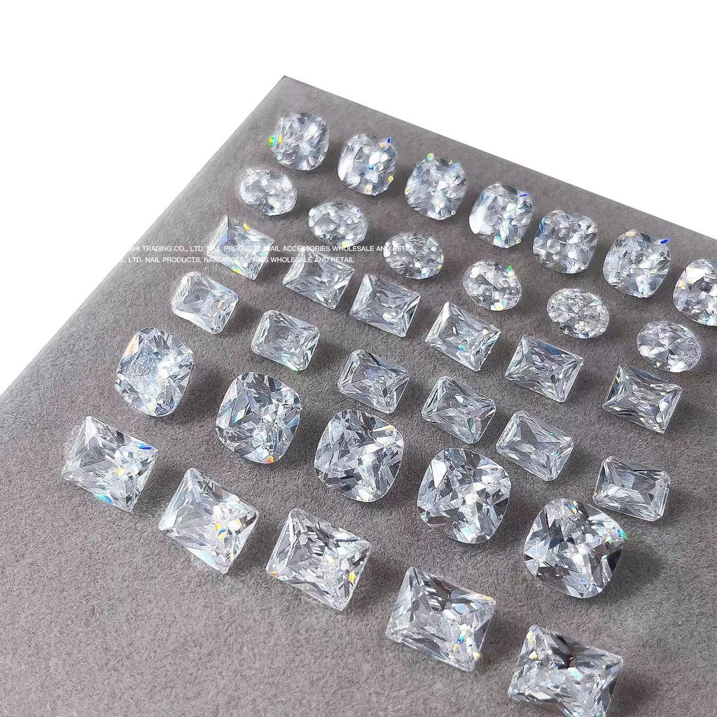 Вспышка Мини Маленький Голый Цирконий Кончик Нижний Куча Бриллиантовый Инопланетный Камень Сахарный Голубиный Яйцо Капля Воды Дизайн Ногтей Конский Глаз Украшения Для Ногтей