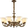 Стеклянная люстра OEING на 3 яруса