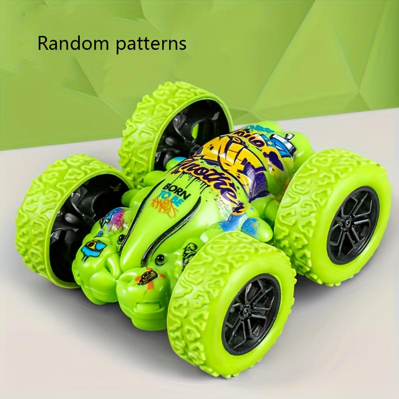 Игрушечные машинки 4WD Inertial Stunt Monster Truck - Двусторонняя езда, Прочная пластиковая конструкция, Яркие цвета и Бум! Дизайн - Подарок на день рождения/Рождество