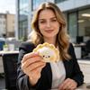Сенсорная игрушка-антистресс Кольцо в форме пельменя Изготовлено из без запаха 1 шт.