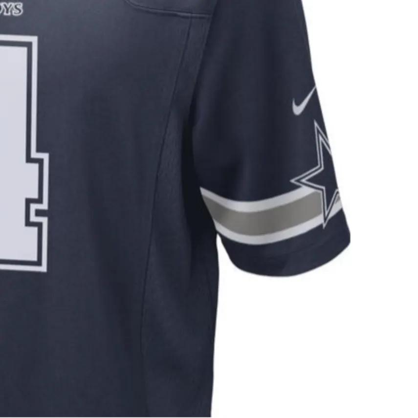 Nike Soccer Jerseys Men's Gray Moderate Straight Fit (Unisex) Soccer Jerseys 13324299 | Navy