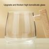Automatic Self-Stirring Coffee Mug with Wooden Handle One-Key Start Electric High-Speed Stirring Cup with Lid