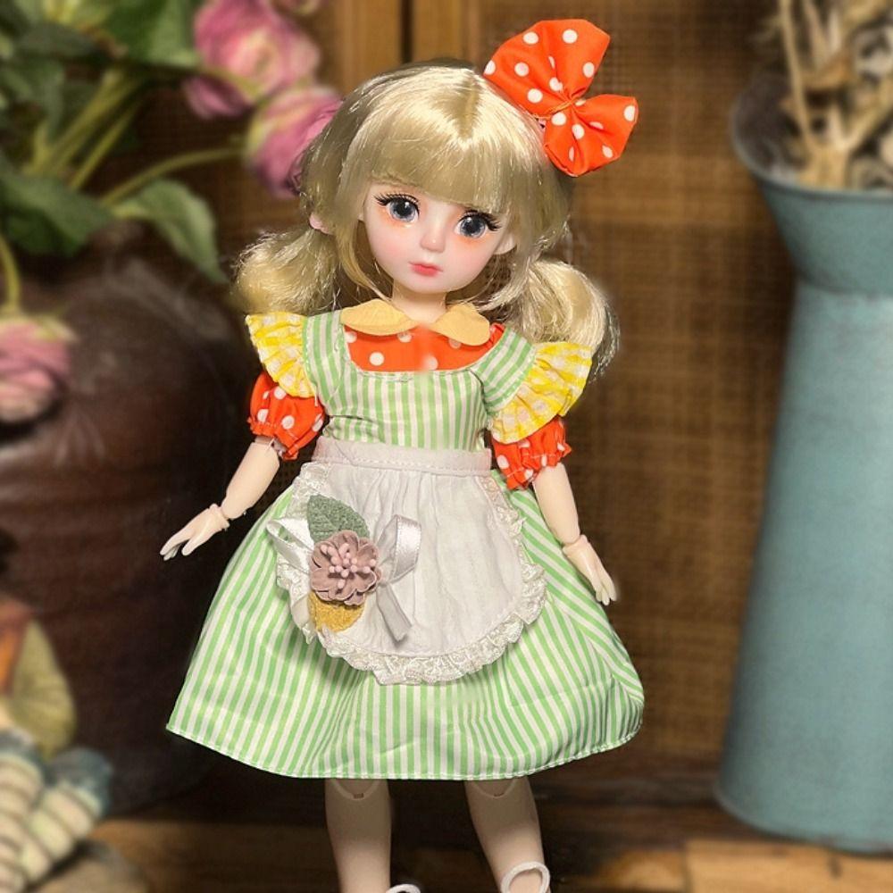 1/6 SD 30см Bjd Кукла с Одеждой Длинные Волосы Высокий Каблук Платье Принцессы Наряжать BJD Куклы Элегантные Привлекательные Глаза