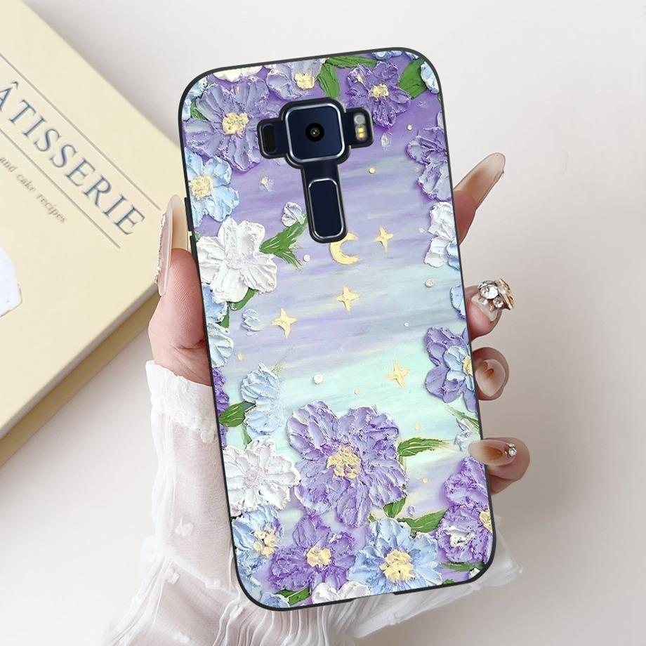 Для ASUS Zenfone 3 ZE520KL Z017D 4 Max ZC520KL X008D 3 Max ZC520TL Чехол Мягкий Силиконовый Задняя Крышка Сумка с Рисунком Сердце Бабочка Цветок