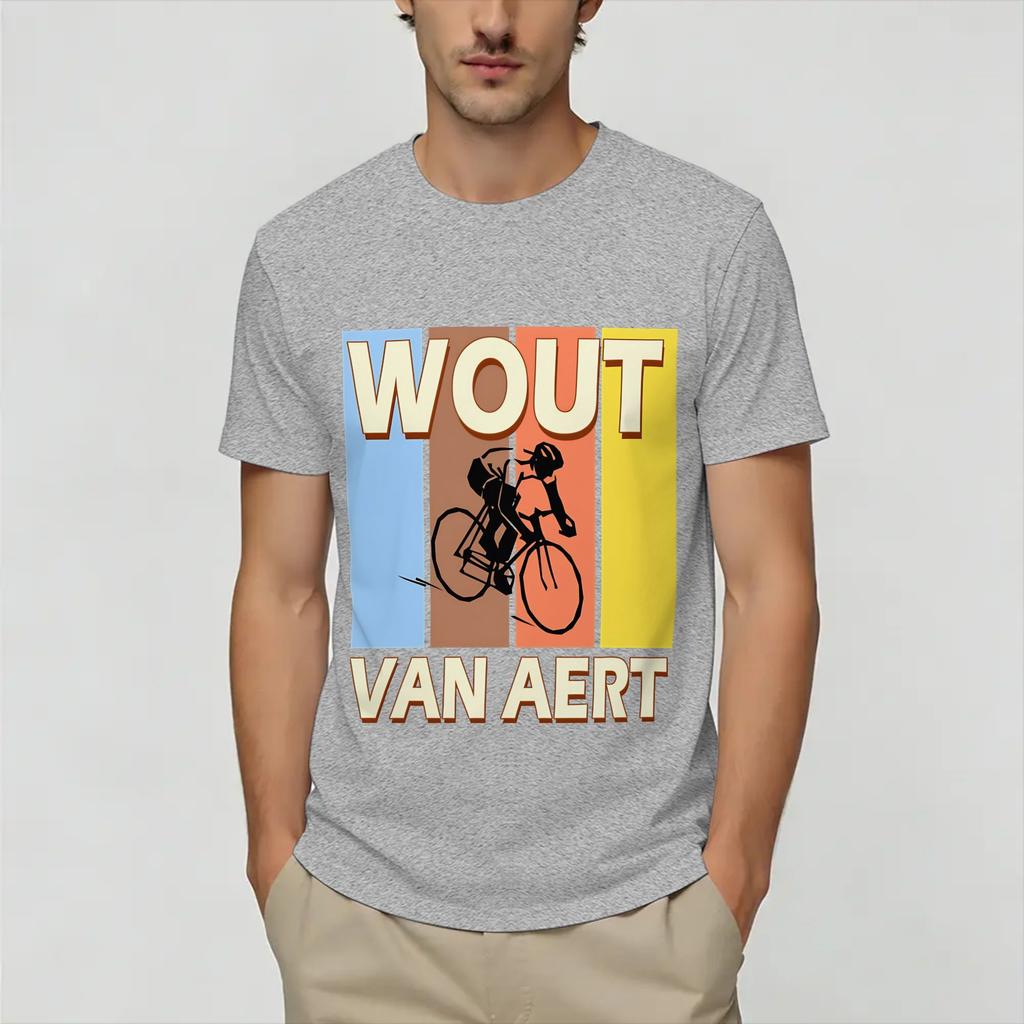 Streetwear T Shirt Summer Wout Van Aert Popular Tshirts 100 Cotton Tee Shirt For Unisex Awesome Cheap Print Short Sleeve Tops