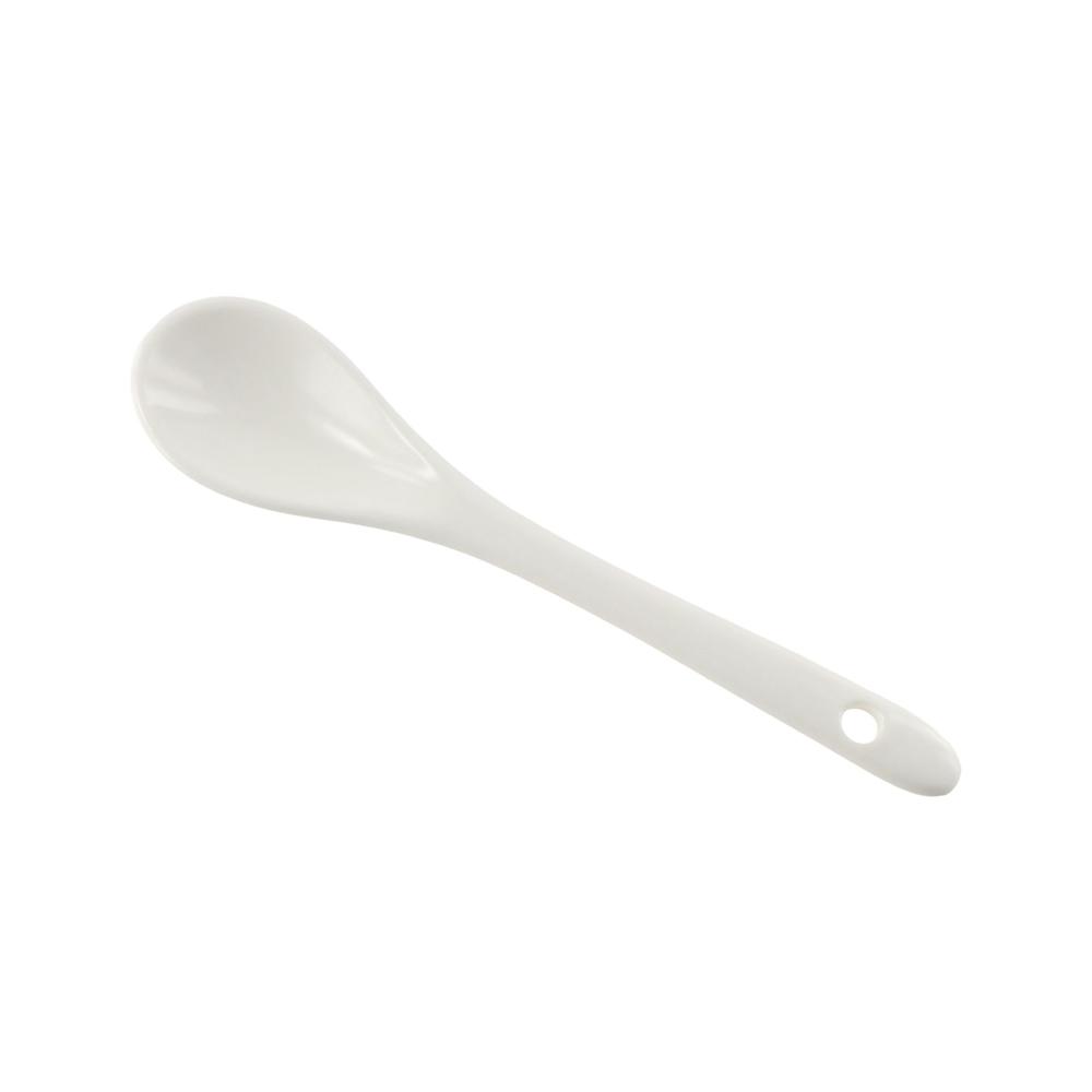 Creative Long Handle Spoons White Coffee Spoon Tea Honey Supplies Seasoning Spoon Dessert