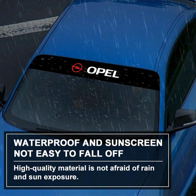 Наклейки на лобовое стекло автомобиля Передняя и задняя декоративная эмблема Для Opel Insignia Astra Antara Meriva Zafira H G Corsa