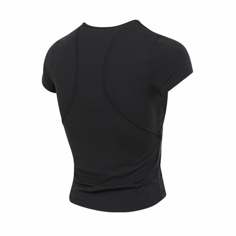 Adidas X Коллаборация Stella McCartney Футболка с круглым вырезом, простой пуловер, с короткими рукавами, женский топ JW4563