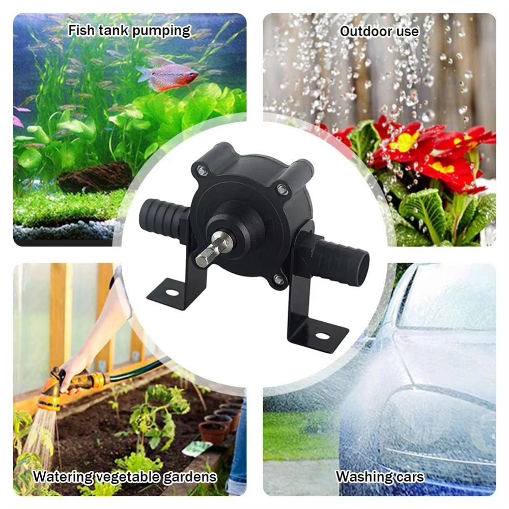 Small Electric Drill Pump Heavy Duty Self Suction Centrifugal Pump Liquid Transfer Pump  Household