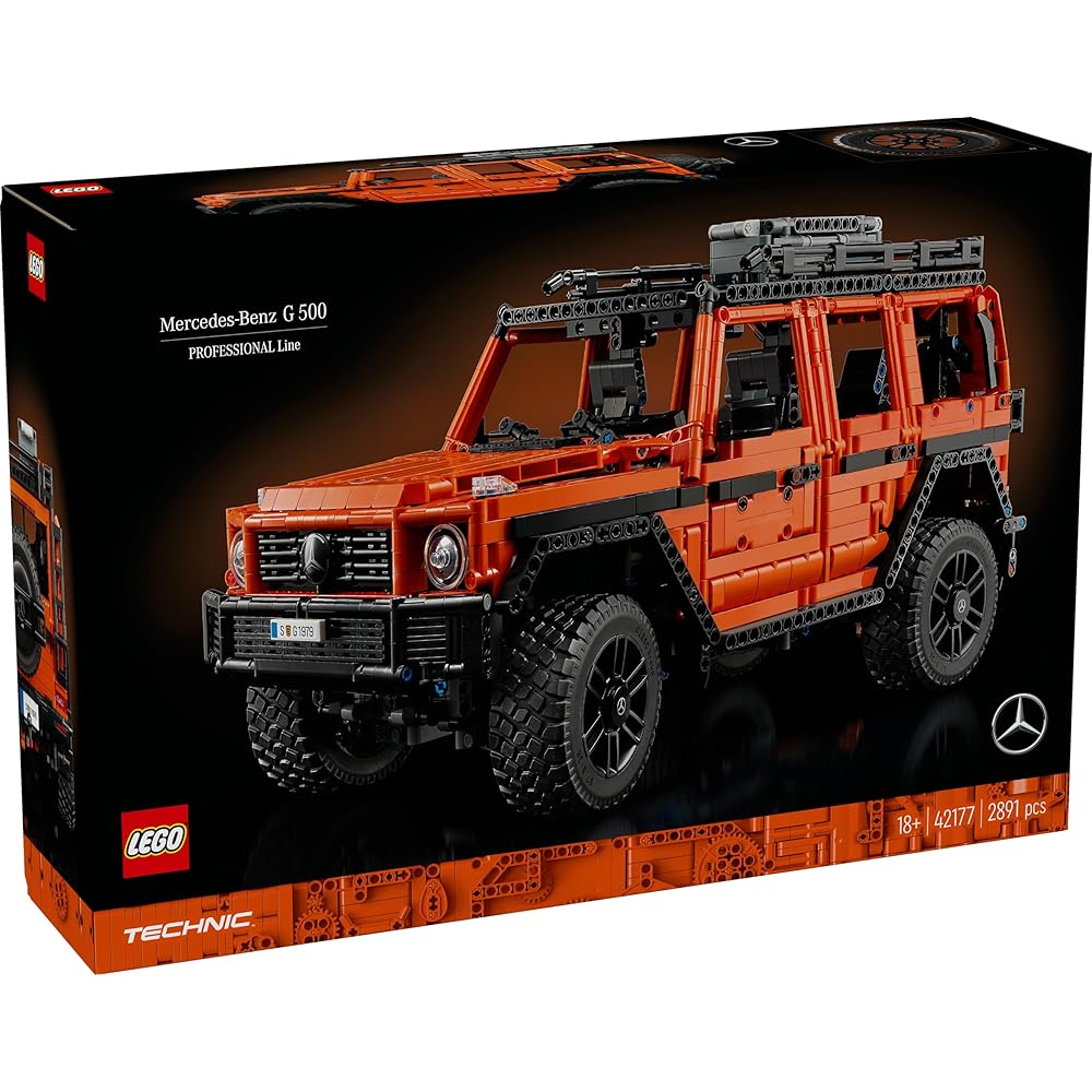 LEGO Technic Mercedes-Benz G 500 Professional Toy Building Block Set for Kids and Adults Vehicle Model 42177