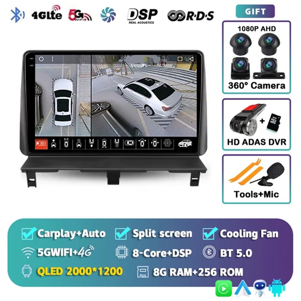 Автомобильное радио Carplay для Peugeot Partner 1 2002-2008 Partner Origin 1 2008-2011 GPS Android Auto Multimedia No 2Din Player Stereo