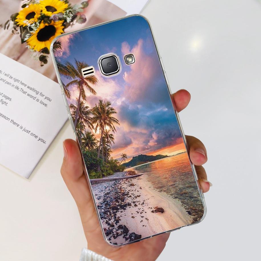 Чехол для Samsung J1 2016 SM-J120F Чехол Модный Мраморный Цветочный Мягкий Силиконовый Чехол для Телефона Для Samsung J1 Mini J105F J 1 2016 Funda
