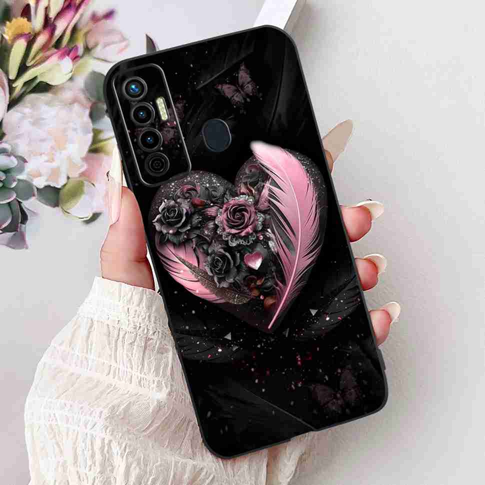 Cute Cat Cover For Tecno Camon 17 Case CG6 CG6j Silicone Soft Protection Shell For Tecno Camon 17 Camon17 Back Cover Casing 6.6"