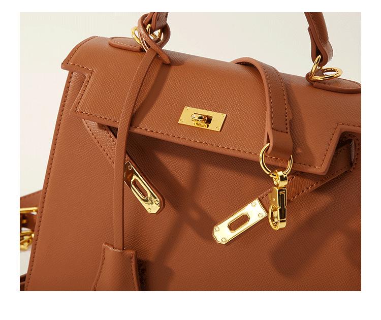 2025 Fashion Kelly 25CM Handmade Crossbody Bag - Трендовая высококачественная сумка на одно плечо