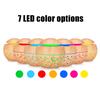 130ml Portable Humidifier Wooden Grain Air Diffuser Mist Hollow Air Atomizer With LED Light