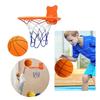 Mini Indoor Basketballs Hoop Kids Small Basketballs Hoop Wall Mount Dunks Rims Hanging Boards with Mini Basketball Kits
