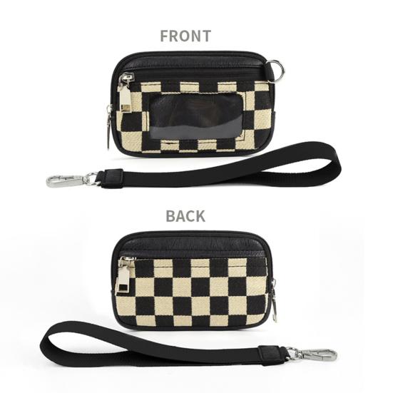 Кошелек для запястья с ремешком, водонепроницаемый чехол для браслета с прозрачным окошком 3