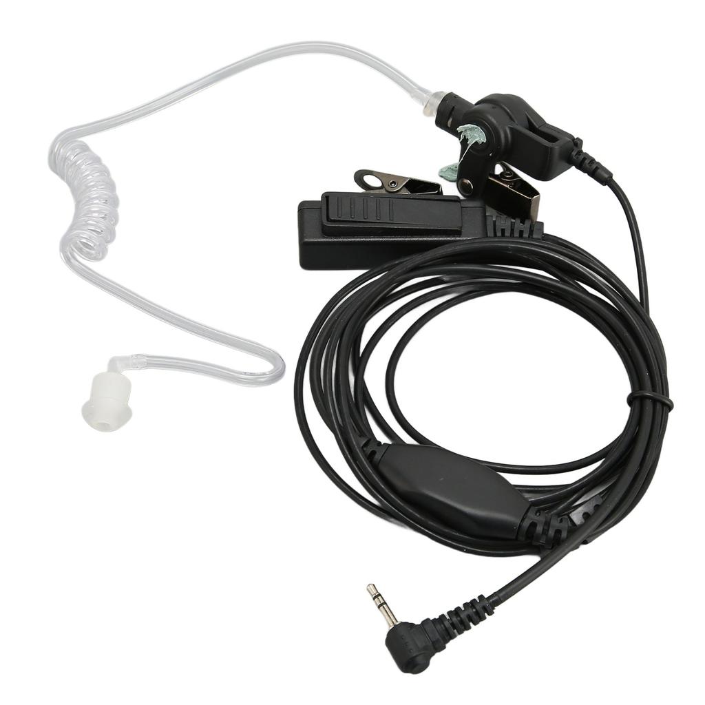 2,5 мм наушник с акустической трубкой, однокнопочная PTT, гарнитура для рации со стальной клипсой для