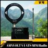 AMNVOLT V4 ATS MINI SI4732 Радио Все Диапазоны DSP Радио FM AM SSB LSB USB Приемник с Добавленной Функцией Проводных Наушников
