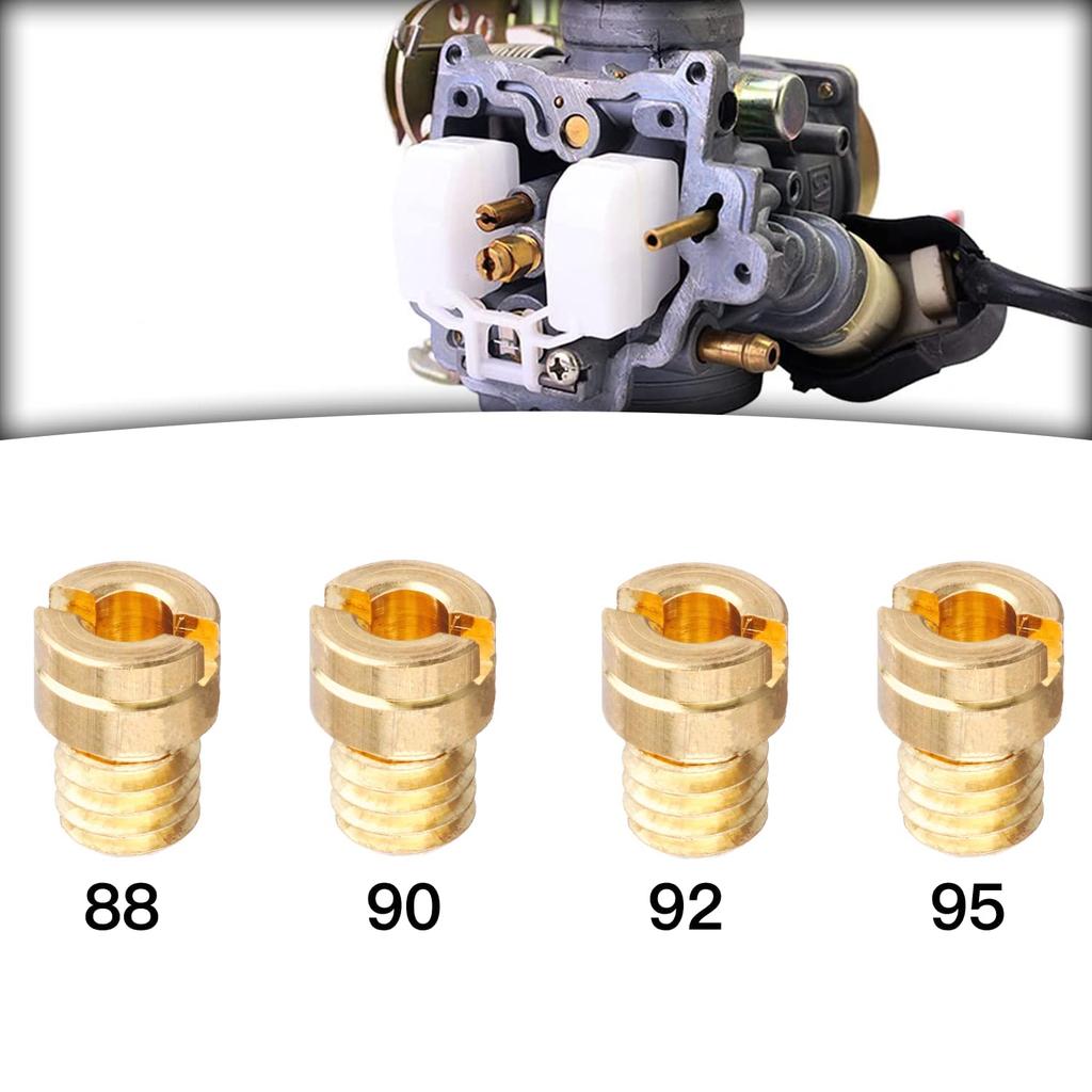 Jetsetmoto Main Jet Keihin Round/Small (5X6.7) #88#90#92#95 4 Over Main Jet Set KEIHIN PC18/PC20/PB16/PB18/CVK20