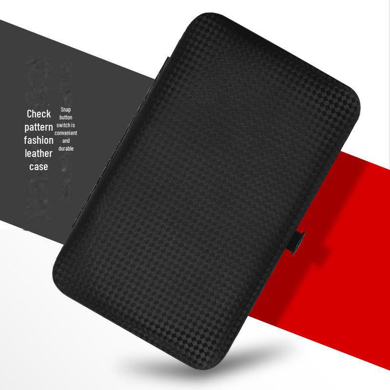 Набор из 24 предметов из черной нержавеющей стали для ухода за ногтями и грумингом