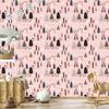 Minimalist Foxes in the Forest Wallpaper for Living Room and Bedroom 50x1000