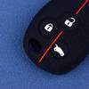 1Pcs Silicone Car Key Case Remote Car Key Cover Car Key Protector 2/3 Buttons Key Fob Cover Keys Accessories