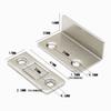 1-10PCS Ultra Thin Latch Cupboard L Type Door Closer Cabinet Catches Door Stopper Furniture Fittings Strong Magnetic Door Closer