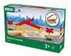 Brio Railroad Crossing for Ages 3 and Wooden Toy Rail Gift 33388, Up. [Toy, Train, Set, Scenery, (Birthday/Christmas)]